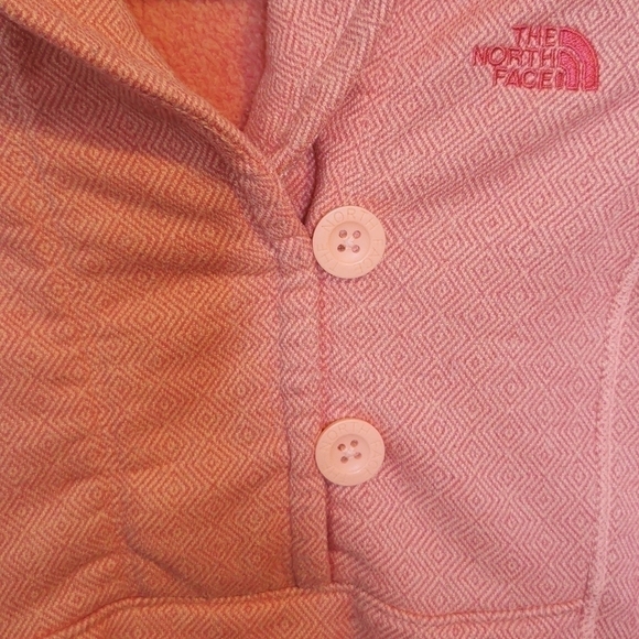 THE North Face Pullover Collar Orange Extra Small - Picture 4 of 9